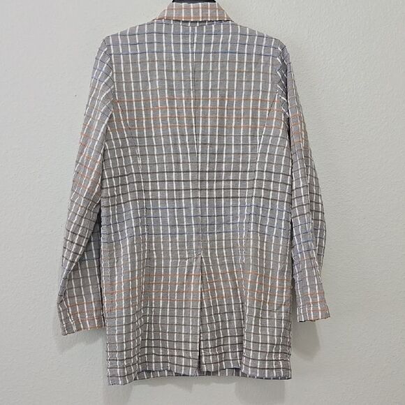Free People Gray and Tan Blazer with Structured Design xs - Picture 3 of 7